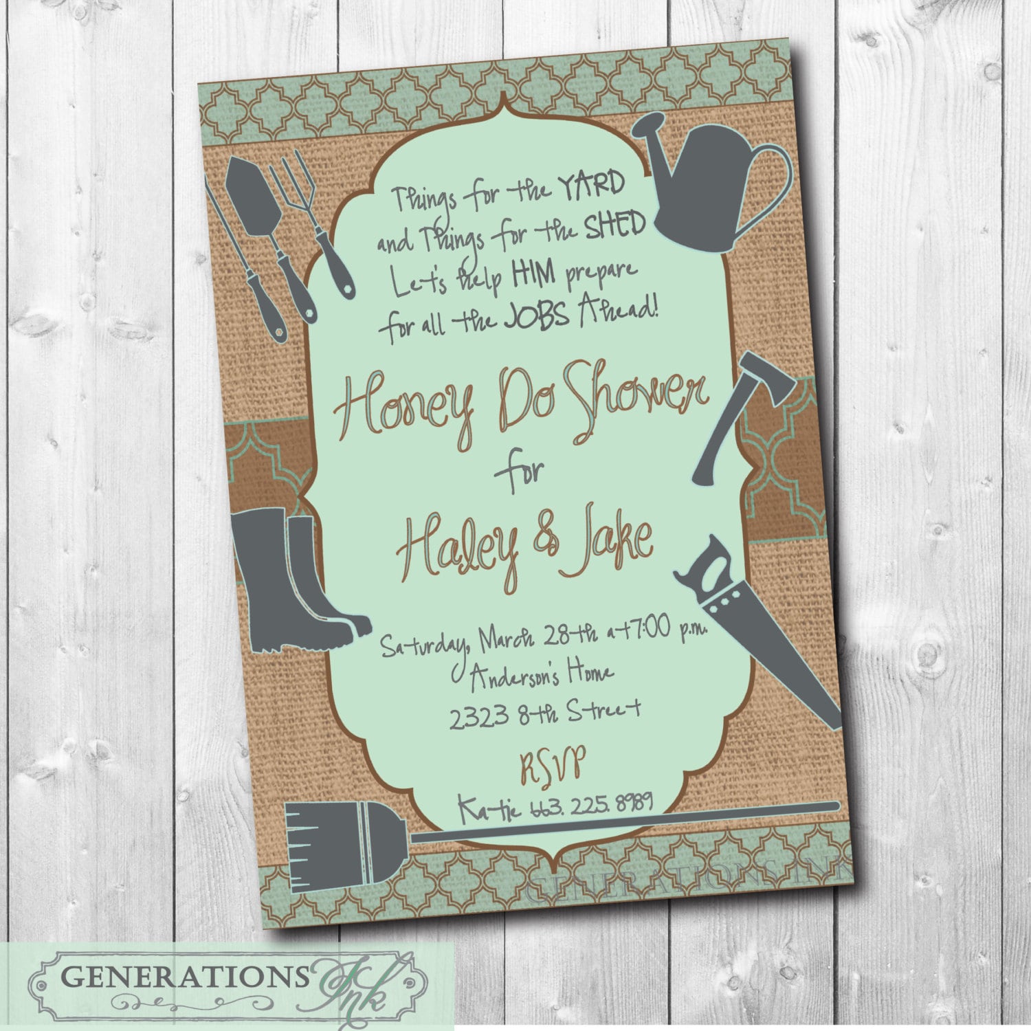 Honey Do Shower Invitations 9