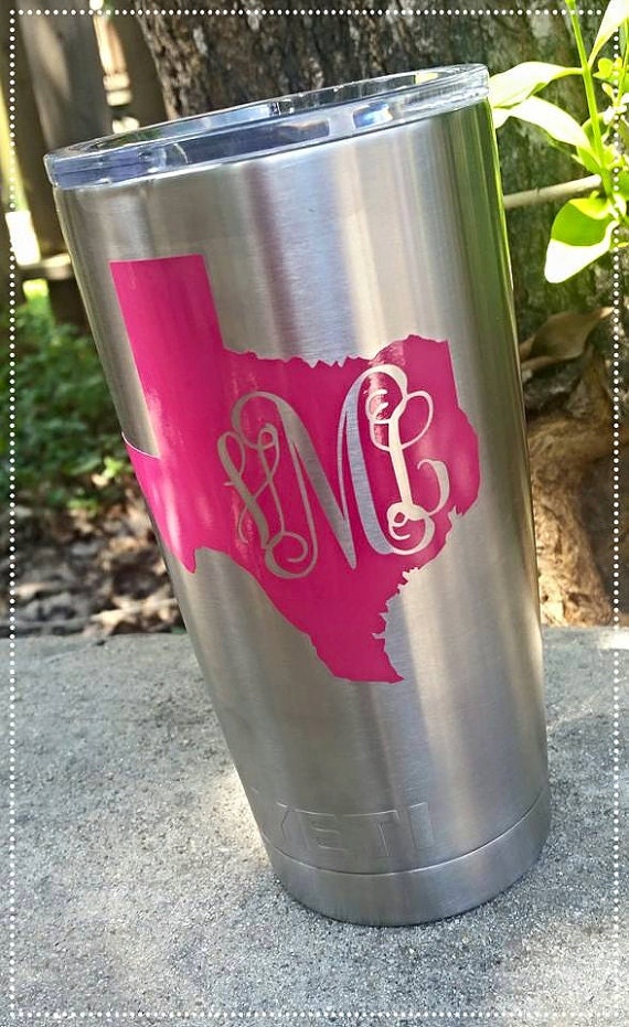 Download Yeti Cup Decal Monogram State