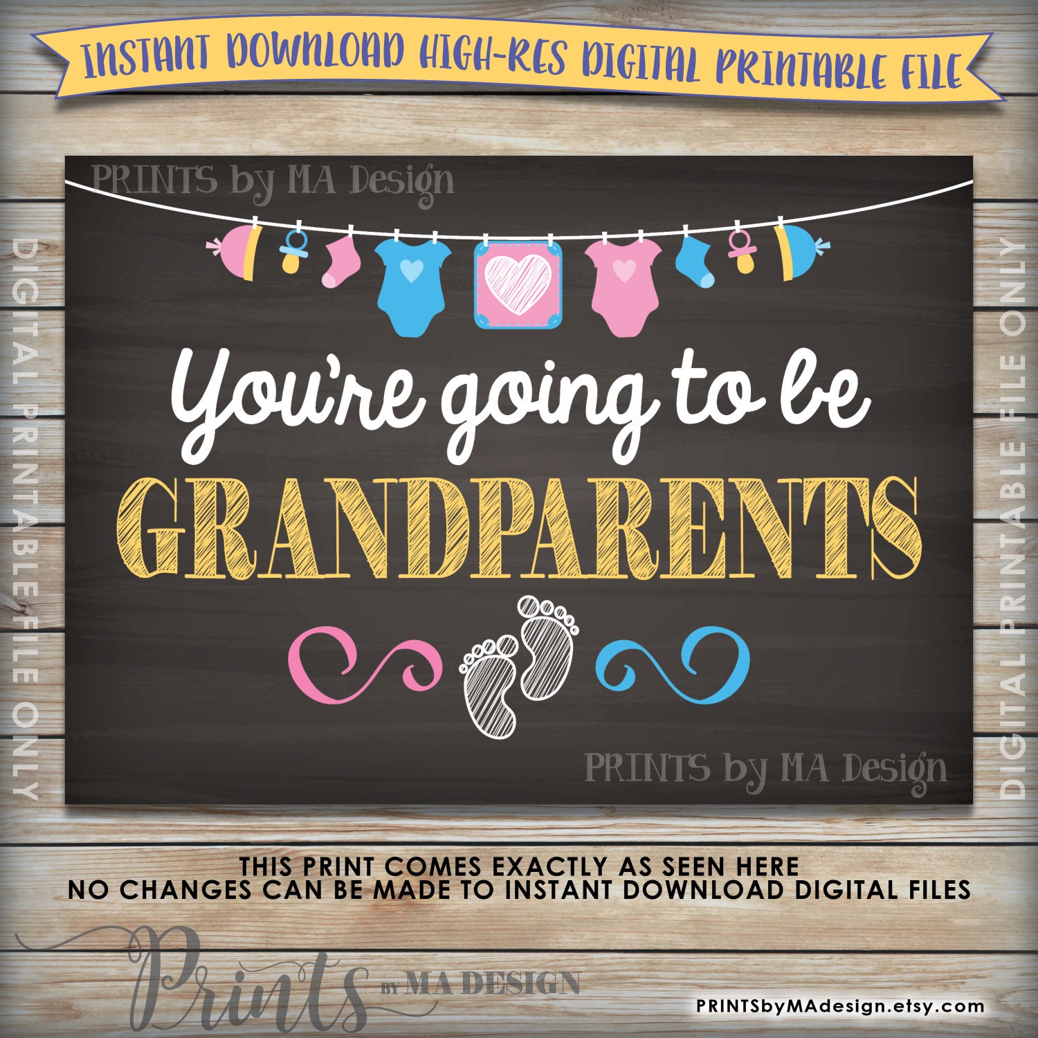 New Grandparents Announcement You're Going to be