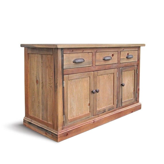 Sideboard Buffet Reclaimed Wood Media Console Console