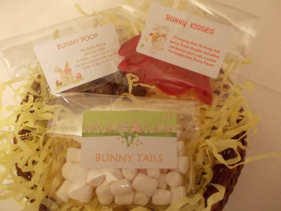 Bunny kisses Bunny tails Bunny poop candy by SweetGiftsandTreats