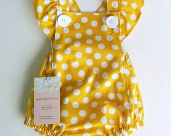 Girls One-Piece Romper Bubble Hedgehog & Pink Hearts
