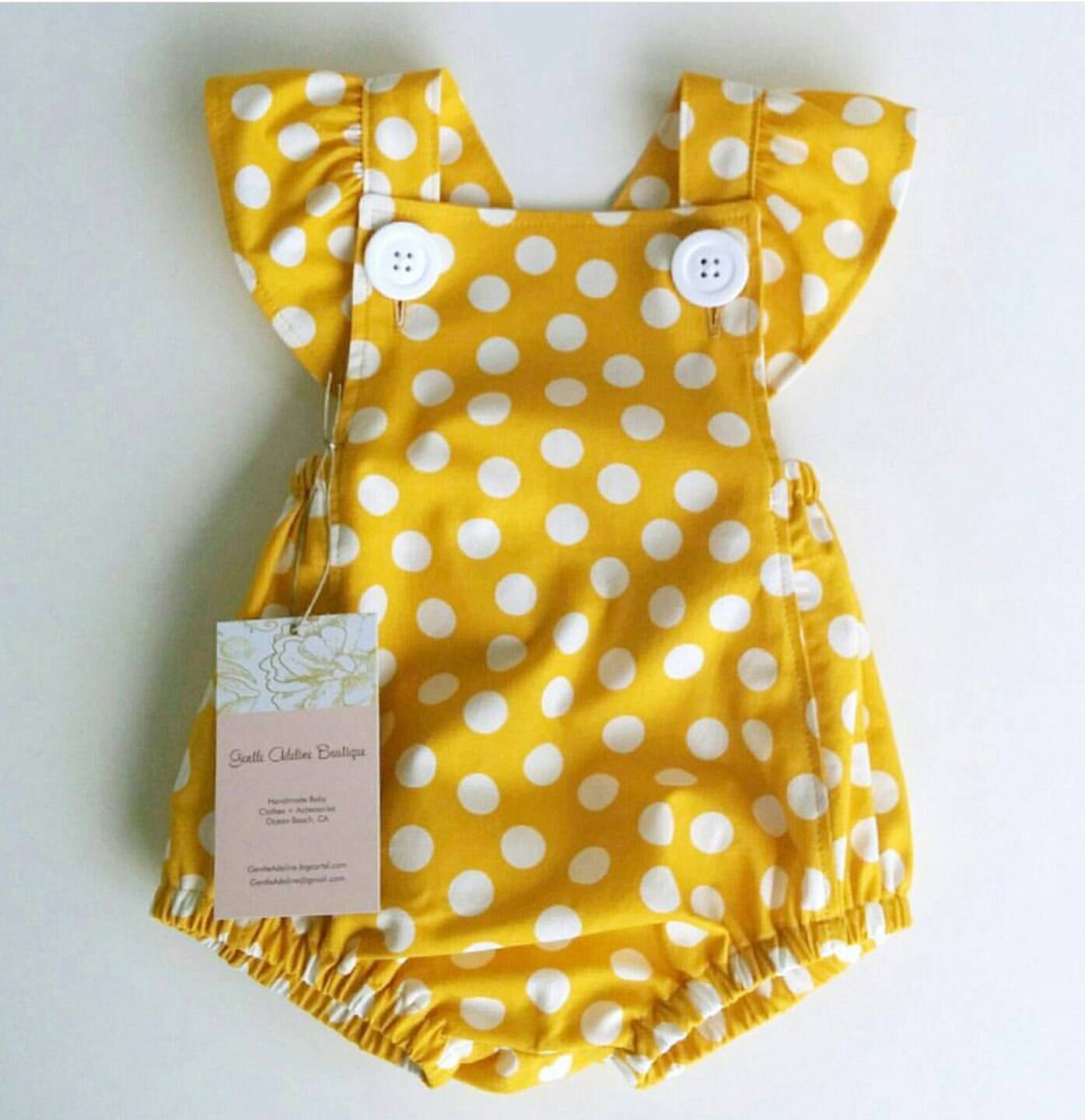 Baby Girl Romper Bubble Romper Baby Girl Outfit Baby
