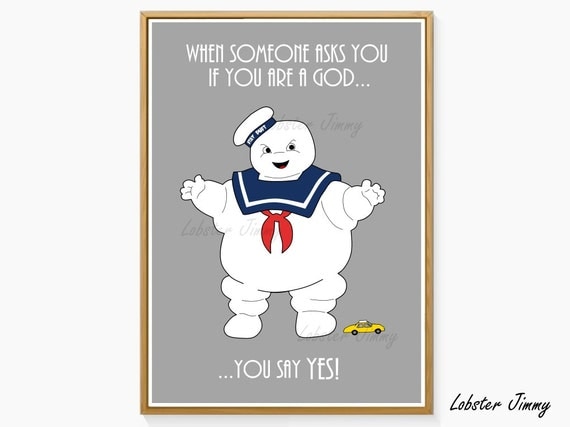 Ghostbusters Stay Puft Marshmallow Man Printable by