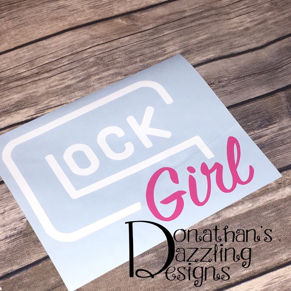 Glock Girl Decal Glock Keep Calm and Carry by DonathansMonograms