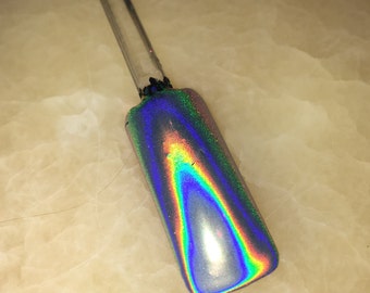 powder micron unicorn holographic spectraflair nails nail alternative silver