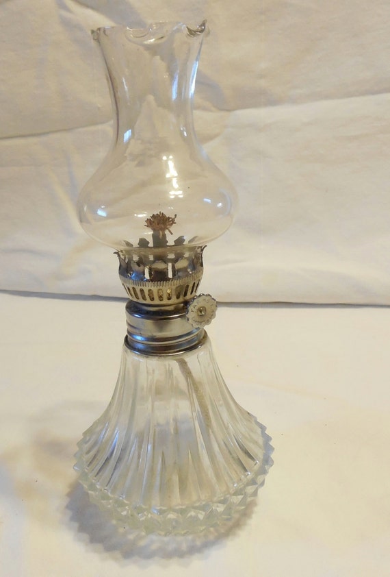 Vintage Miniature Oil Lamp