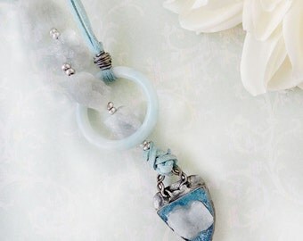 Long Statement Pendant - Boho Lariat Necklace - Necklace for Girlfriend - Y Necklace for Women - Lariat Necklace -Statement Necklace for Mom