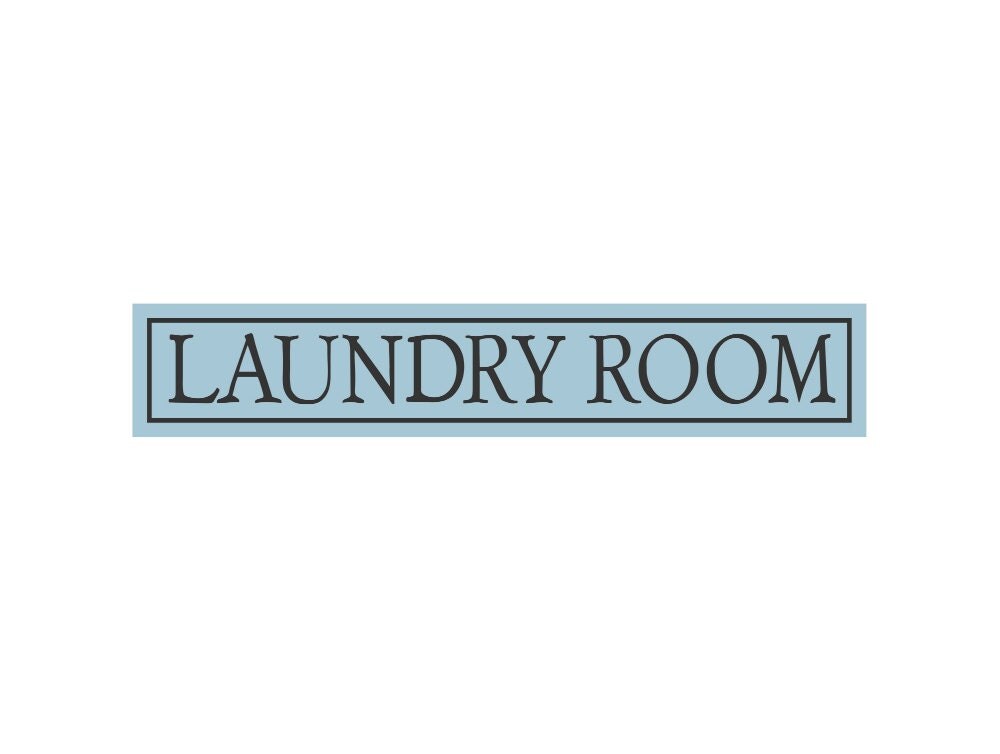 Laundry Room Stencil 4 x 22 make your own sign