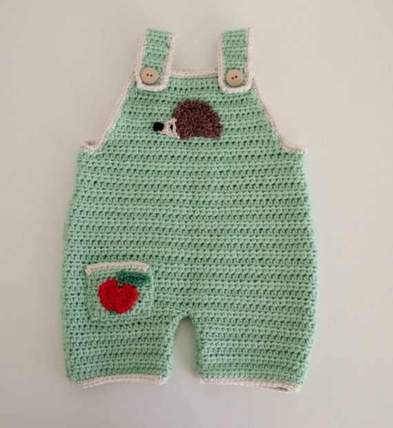 Crochet Baby Dungaree