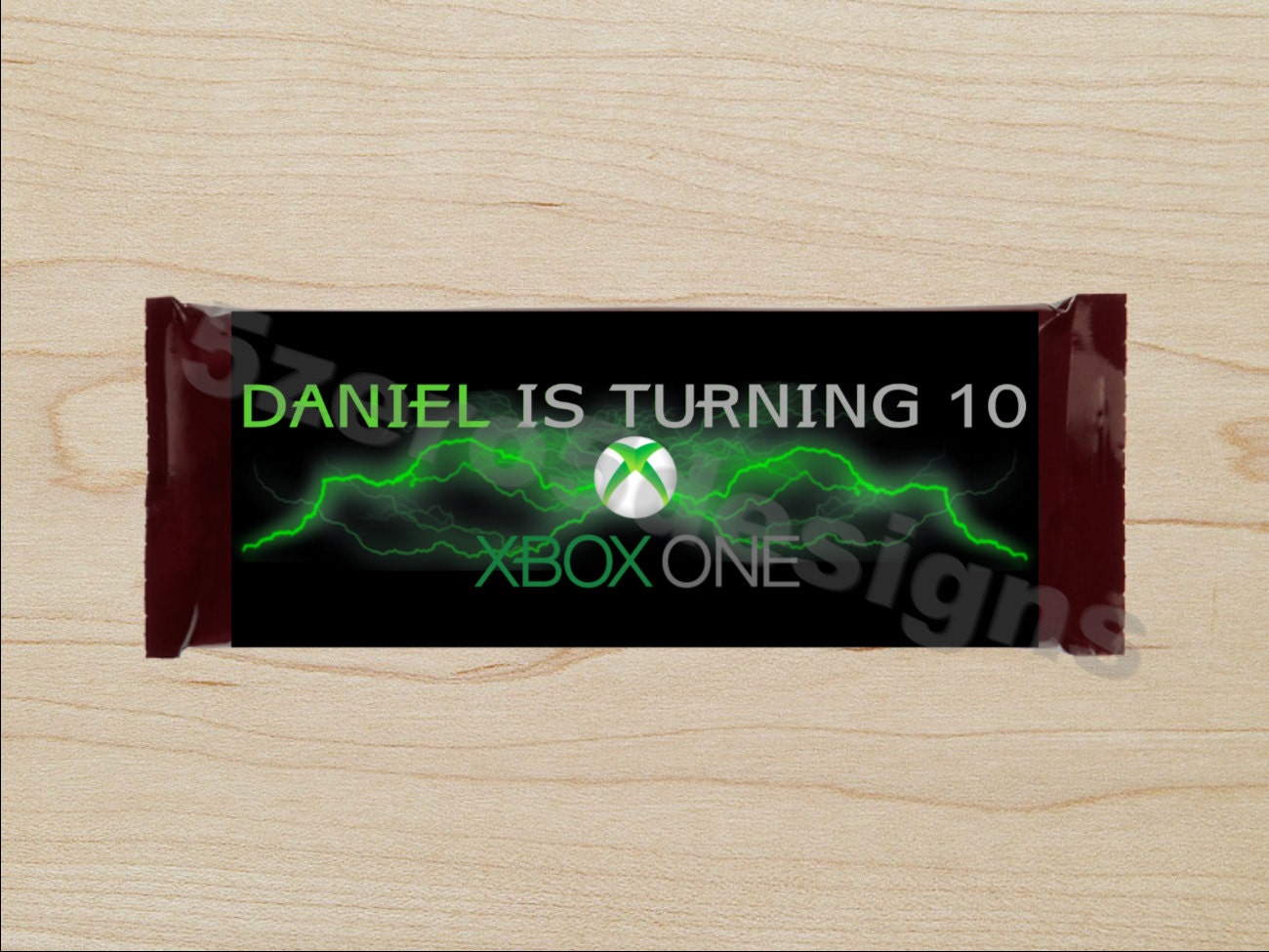 Xbox candy wrapper Xbox Birthday Party Xbox Party Gamer