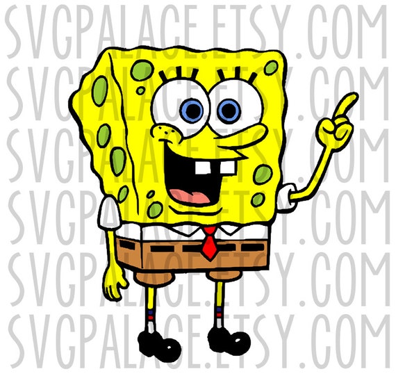 Spongebob Squarepants SVG Cut File. Cricut Explore. SCAL. MTC.