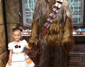 Star Wars: The Force Awakens BB-8 inspired Dress for Girls with Petticoat included