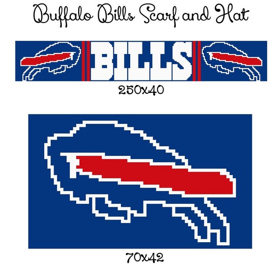 Buffalo Bills Inspired Buffalo Bills Crochet By CrochetInfinity2