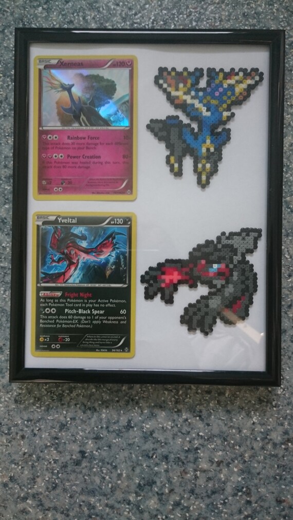 Items similar to Pixel Mini Hama/Perler Bead Pokemon Xerneas and