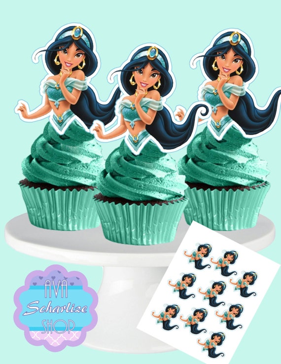 Download Princess Jasmine Cupcake Toppers Princess Jasmin Cupcake