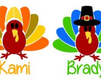 Cute Turkey SVG, Studio 3, DXF, EPS, ps and pdf Cutting Files for Electronic Cutting Machines