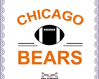 Chicago bears svg | Etsy