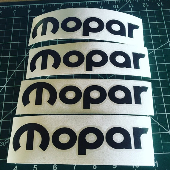Mopar Logo Sticker Decal Vinyl