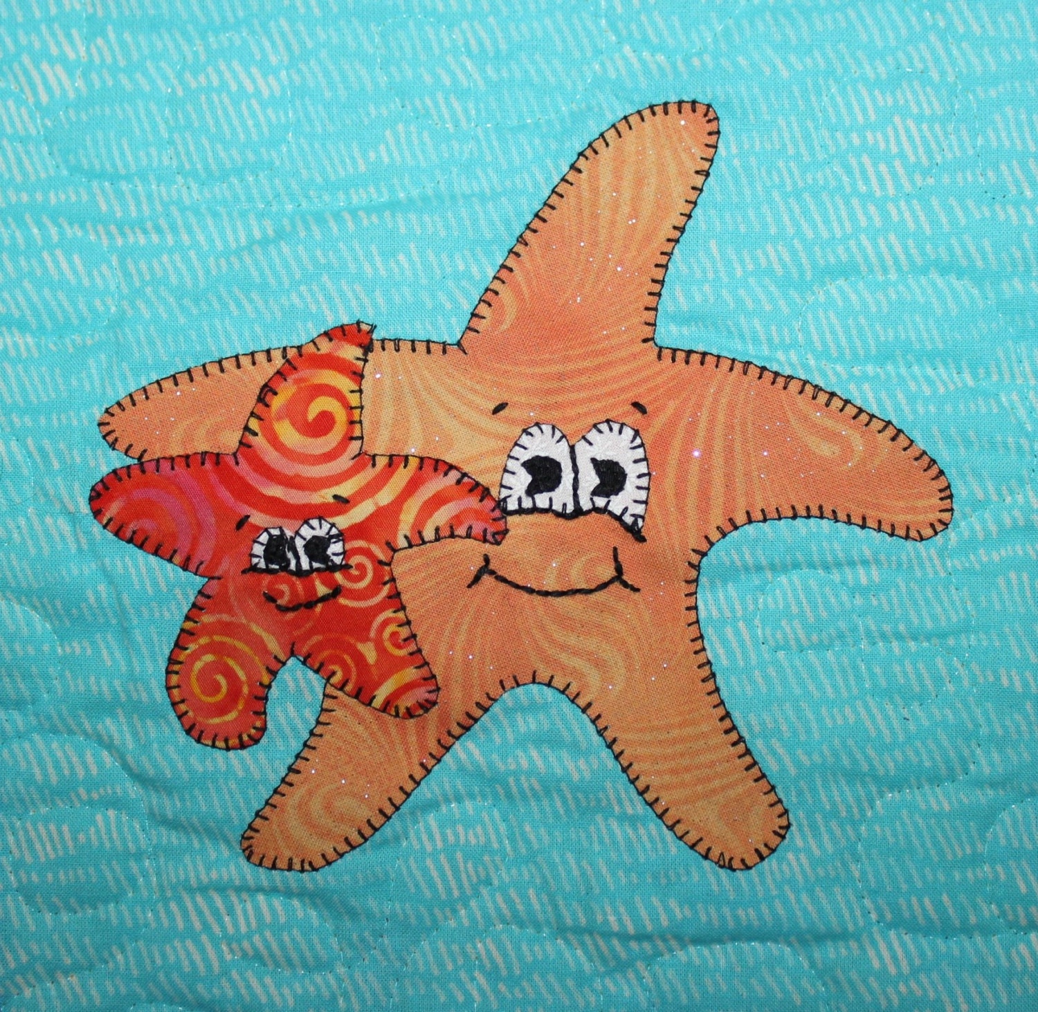 Sea stars PDF applique pattern Mother s Day ocean