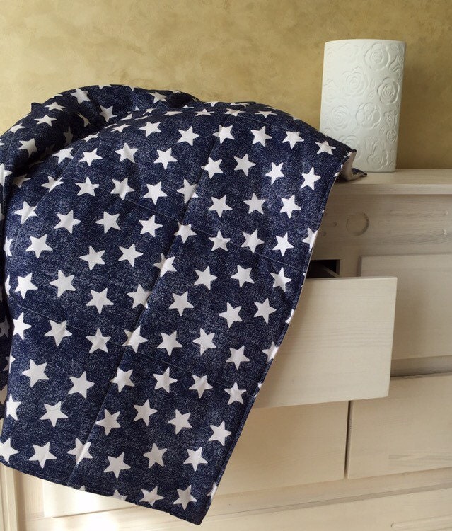 SALE Navy quilted blanket navy baby blanket navy nursery