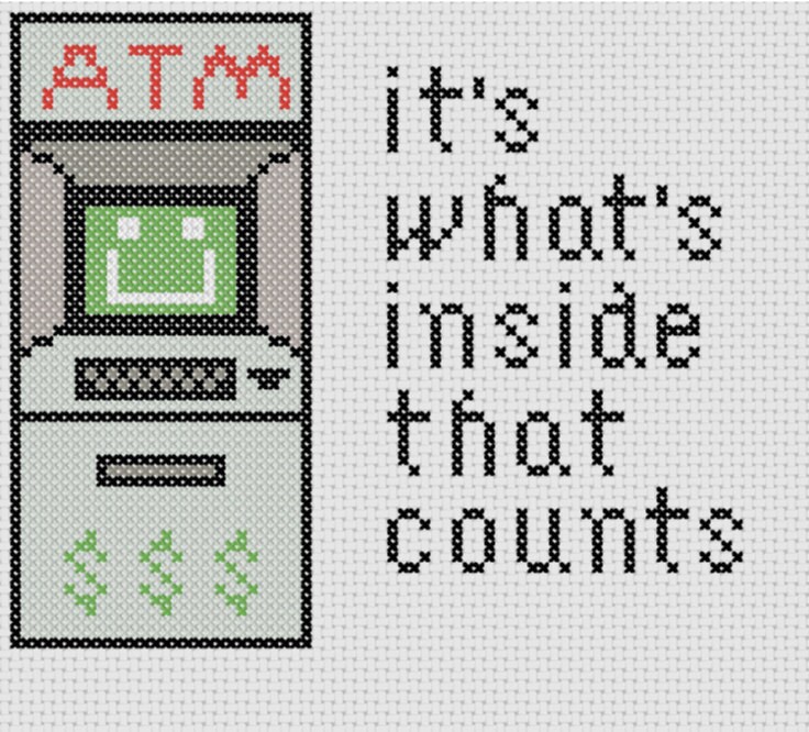 DIGITAL Funny Cross Stitch Pattern It's What's