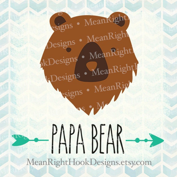 Download Papa Bear SVG Dad svg Fathers Day Papa svg by ...
