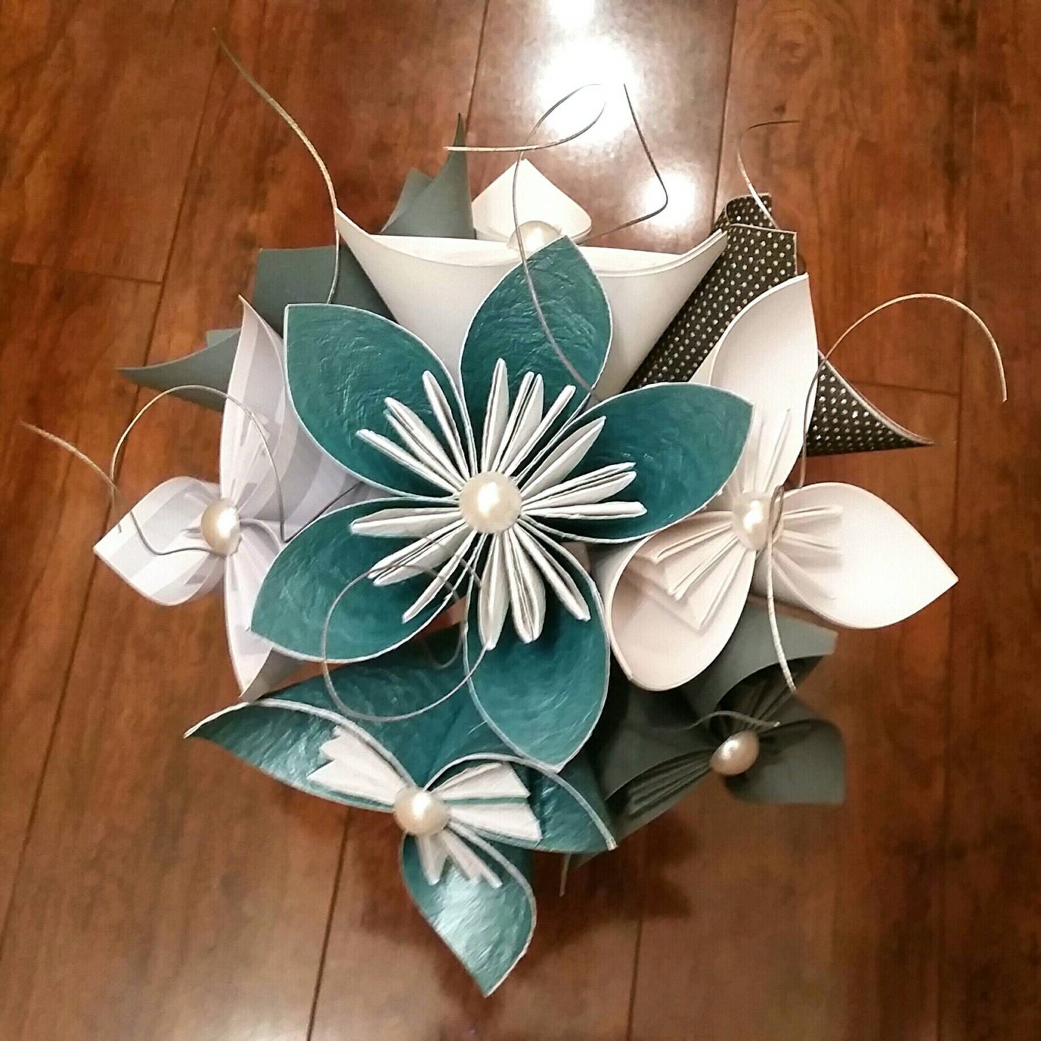 Kusudama Origami Flower Arrangement Paper by MyOrigamiGarden