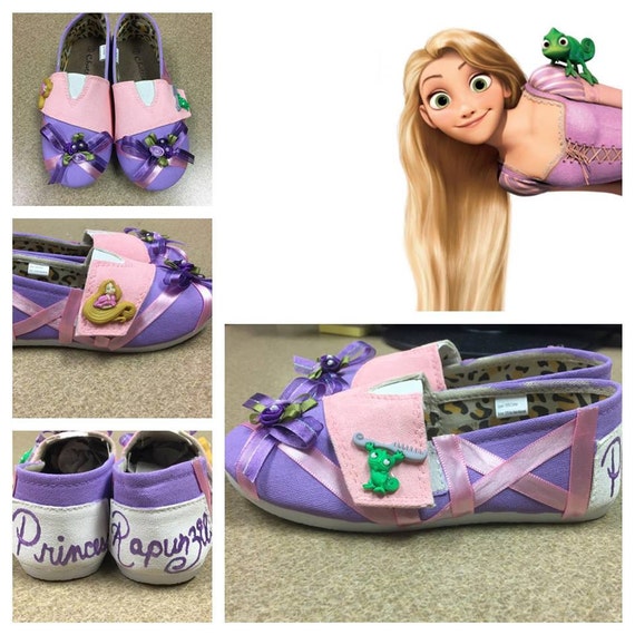 Rapunzel Inspired shoes tangled rapunzel tangles inspired