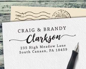 Custom Rubber Stamp - Personalized Address Stamp - Custom Stamp - Self Inking Address Stamp - Personalized Return Address Stamp - RA101