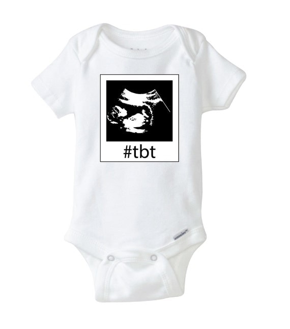 Throwback Thursday Baby Onesie Design SVG DXF files for use