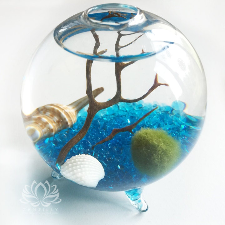 Marimo 3 Footed Sphere Aquarium by Zentilly©