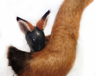 Fox ears and tail, inspired by Zootopia