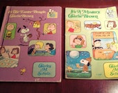 Vintage Peanuts Books Featuring Snoopy Set of 2 Books from 1970s by Charles Schulz