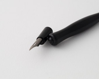 Speedball oblique pen holder, plastic, for calligraphy dip pens