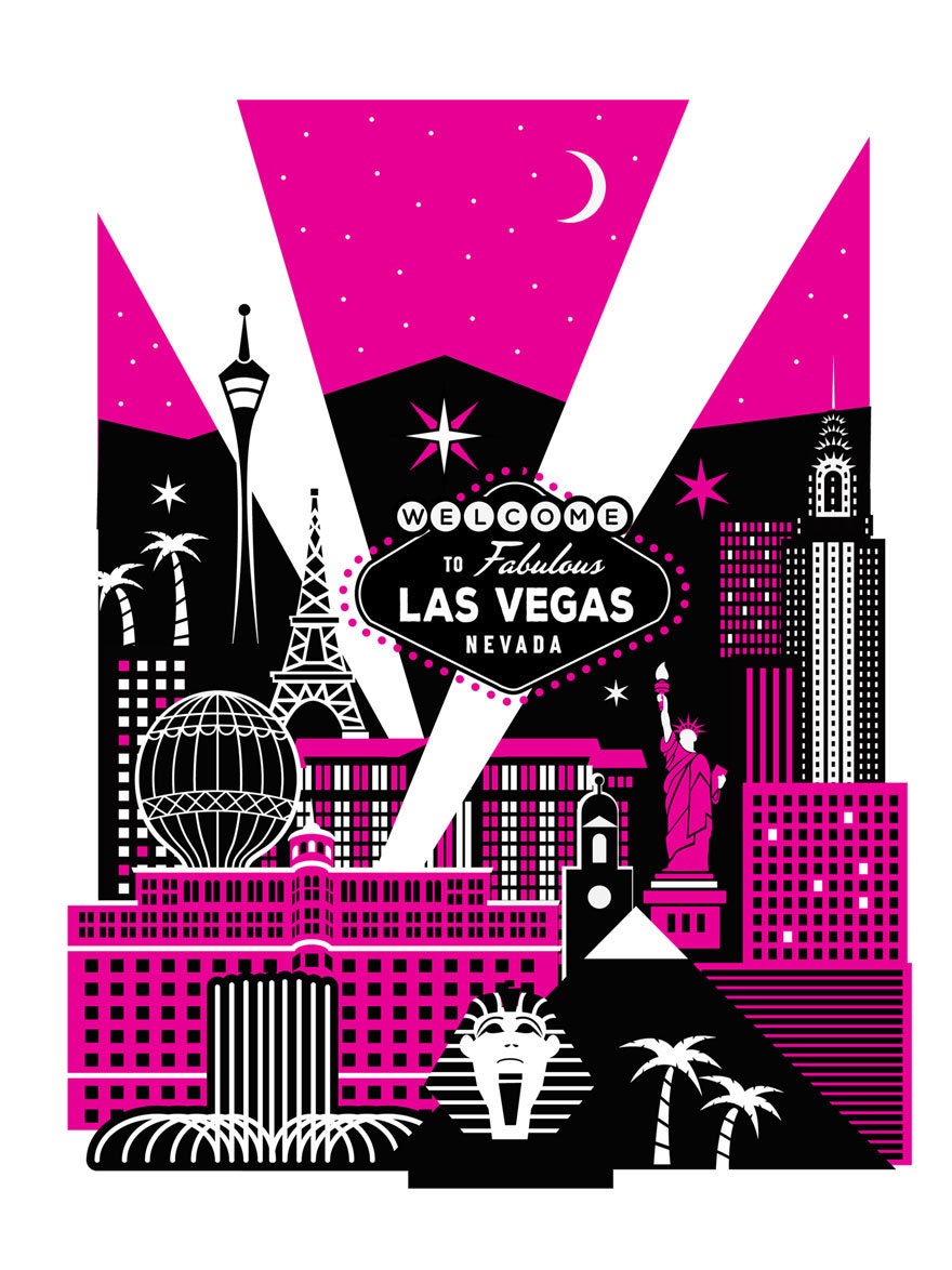 Las Vegas Art Print