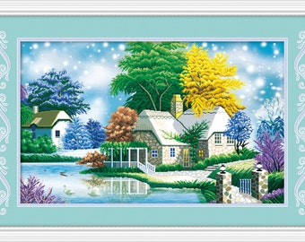 DIY Diamond Painting Round Diamonds Embroidery Home Decoration