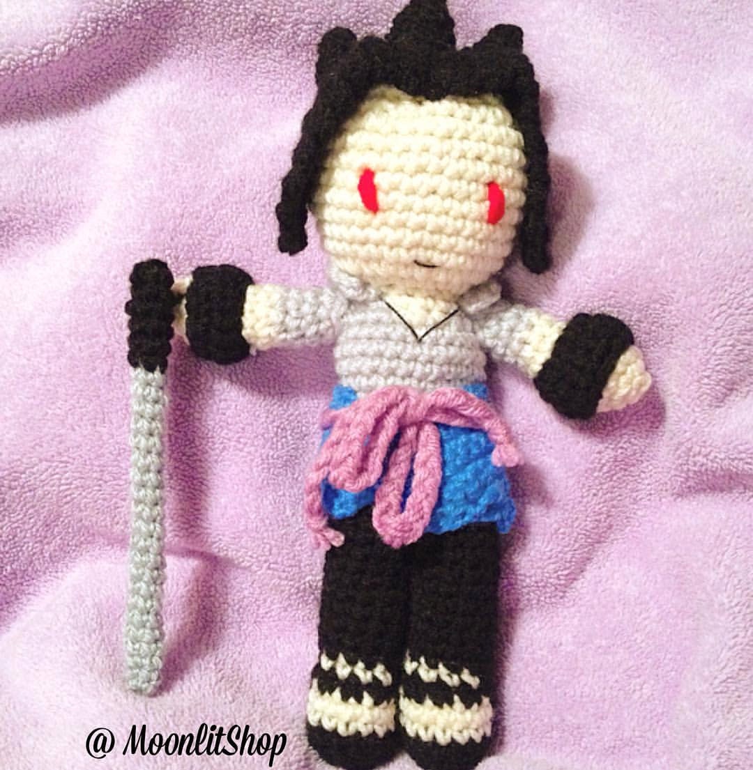 Crochet Naruto Shippuden Sasuke Uchiha Pattern