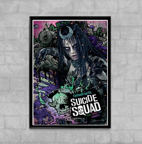 Suicide Squad Enchantress The Witch Movie Poster by GandiArt