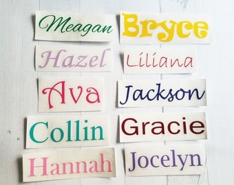 Personalized Name Decal | Any Word Decal | Word Vinyl Decal | Name Decal | Cup Decal | Car Decal | Phone Decal | Laptop Decal | Yeti Decal