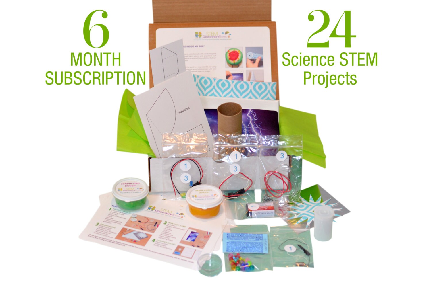 STEM Science Kit Subscription 6 MONTHS 24 Projects