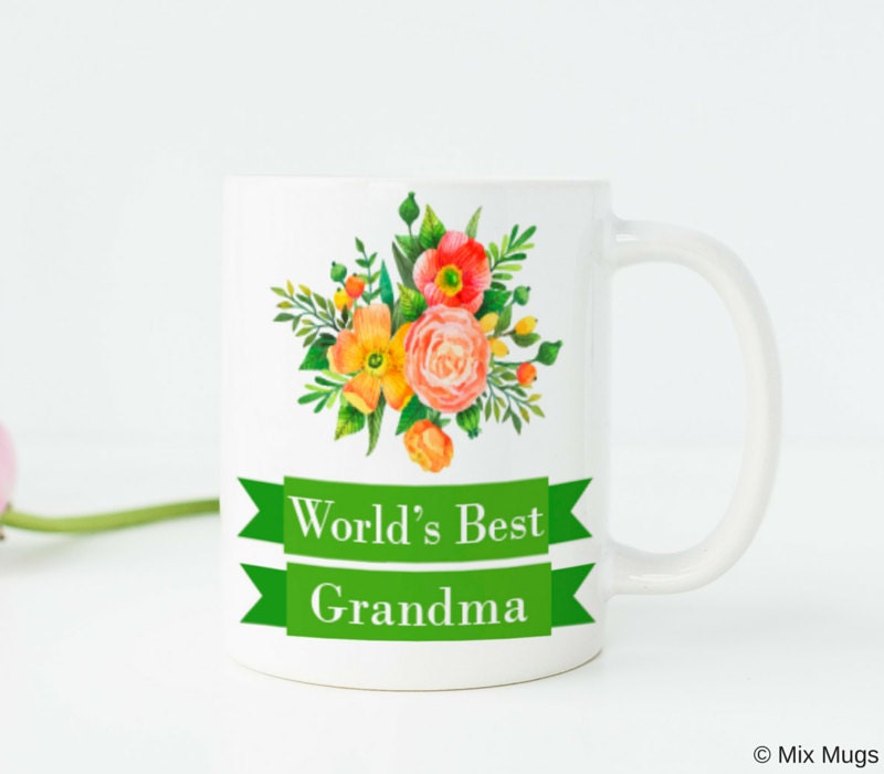 Worlds Best Grandma Mug New Grandma Mug Grandma Cup Grandma