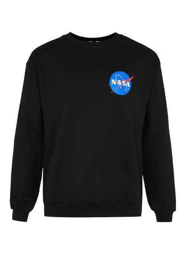 Unisex New NASA Space Astronaut Geek Nerd Logo Jumper Mens