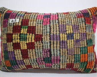 boho pillow 16x24 kilim lumbar pillow cover 16x24 embroidered kilim pillow 16x24 chevron pillow turkish pillow lumbar pillow SP4060-49
