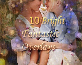 10 Bright Lights Fantastic Overlays