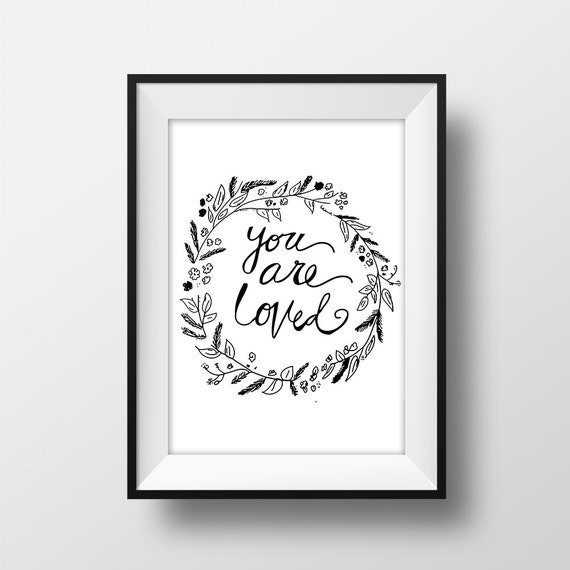 items similar to wall art love quote printable frame