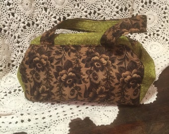 Items similar to Piggybag 2-in-1 Diaper Bag and Purse Combo - Blue Floral on Etsy