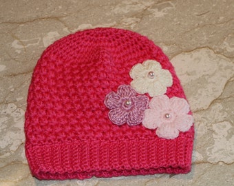 Crochet Girl's Hat Toddler Girl's Hats Crochet by MyStylishCrochet