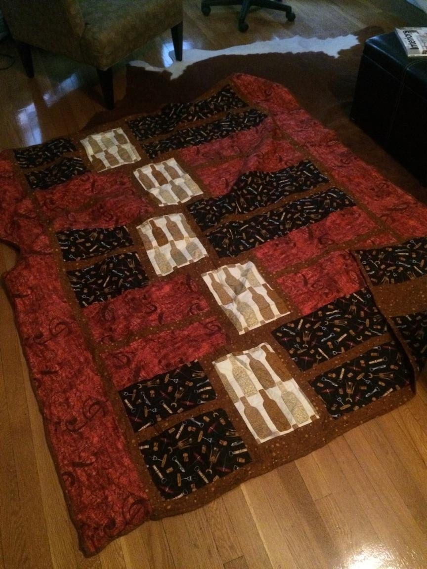 Window Frame Quilt Throw