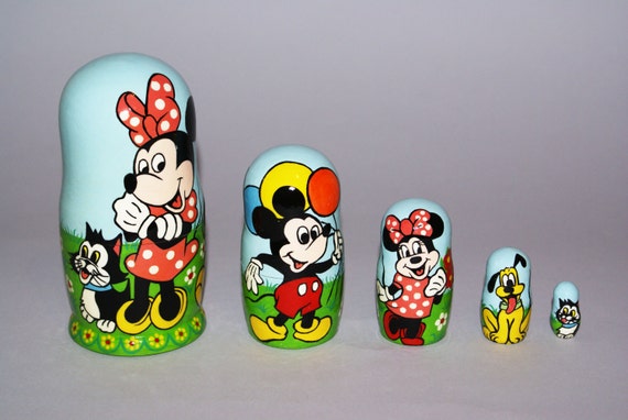 mickey nesting dolls